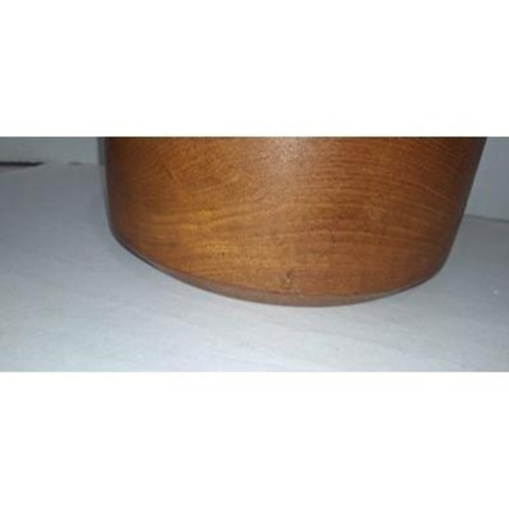 Good Wood Teak Bowl Salad Dough Vintage - Picture 2 of 13